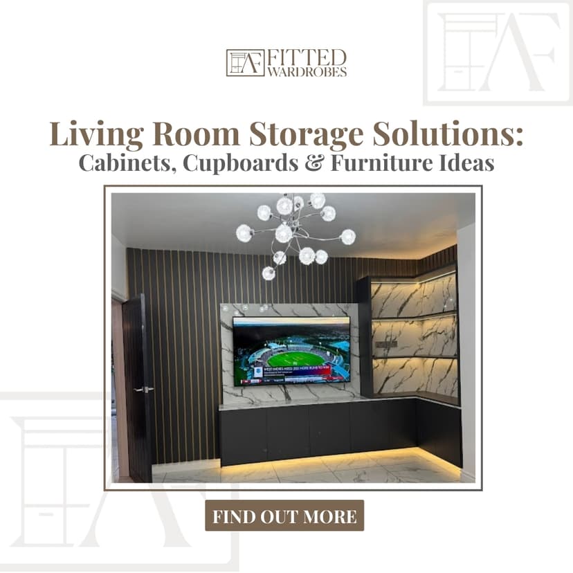 AF Fitted Wardrobes — Living Room Storage Solutions Blog Cover