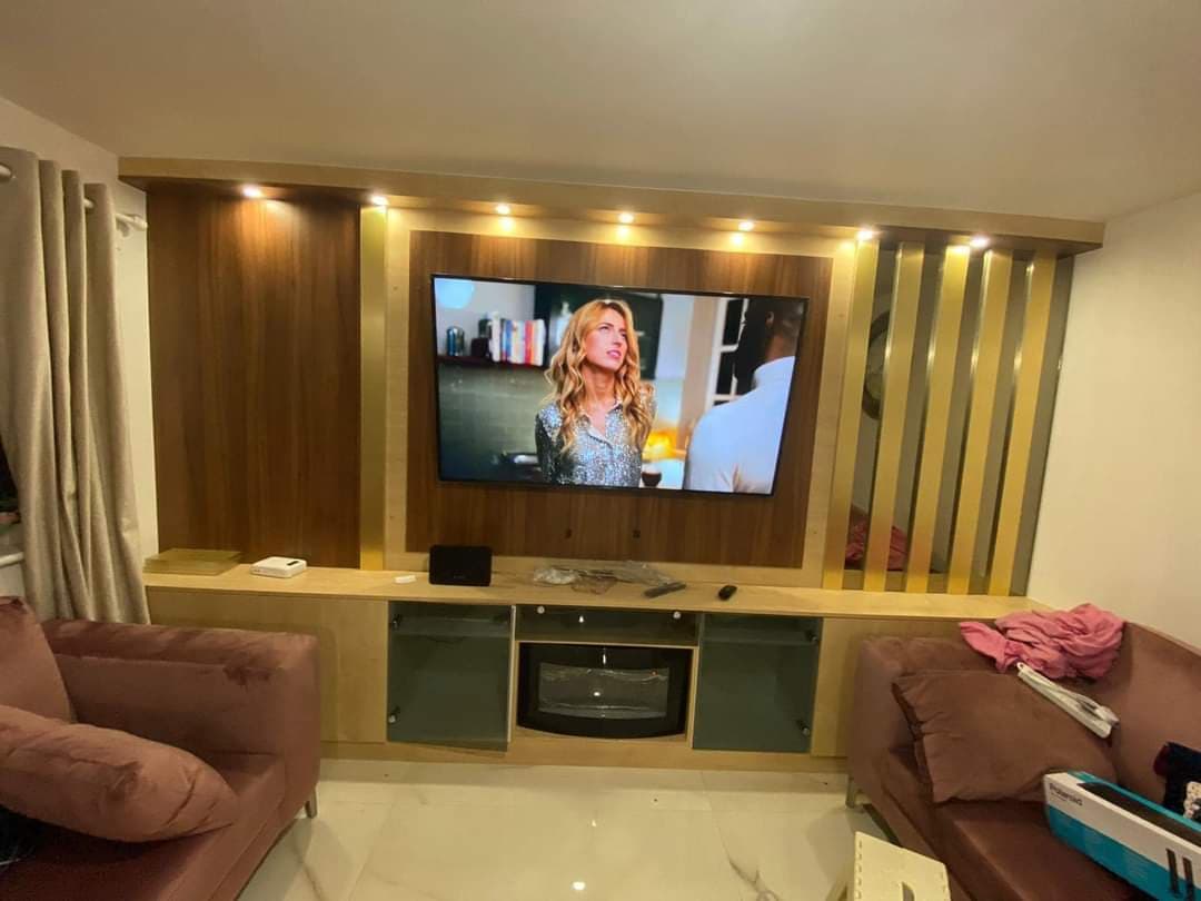 Media Wall Unit with LED — Altrincham, Cheshire