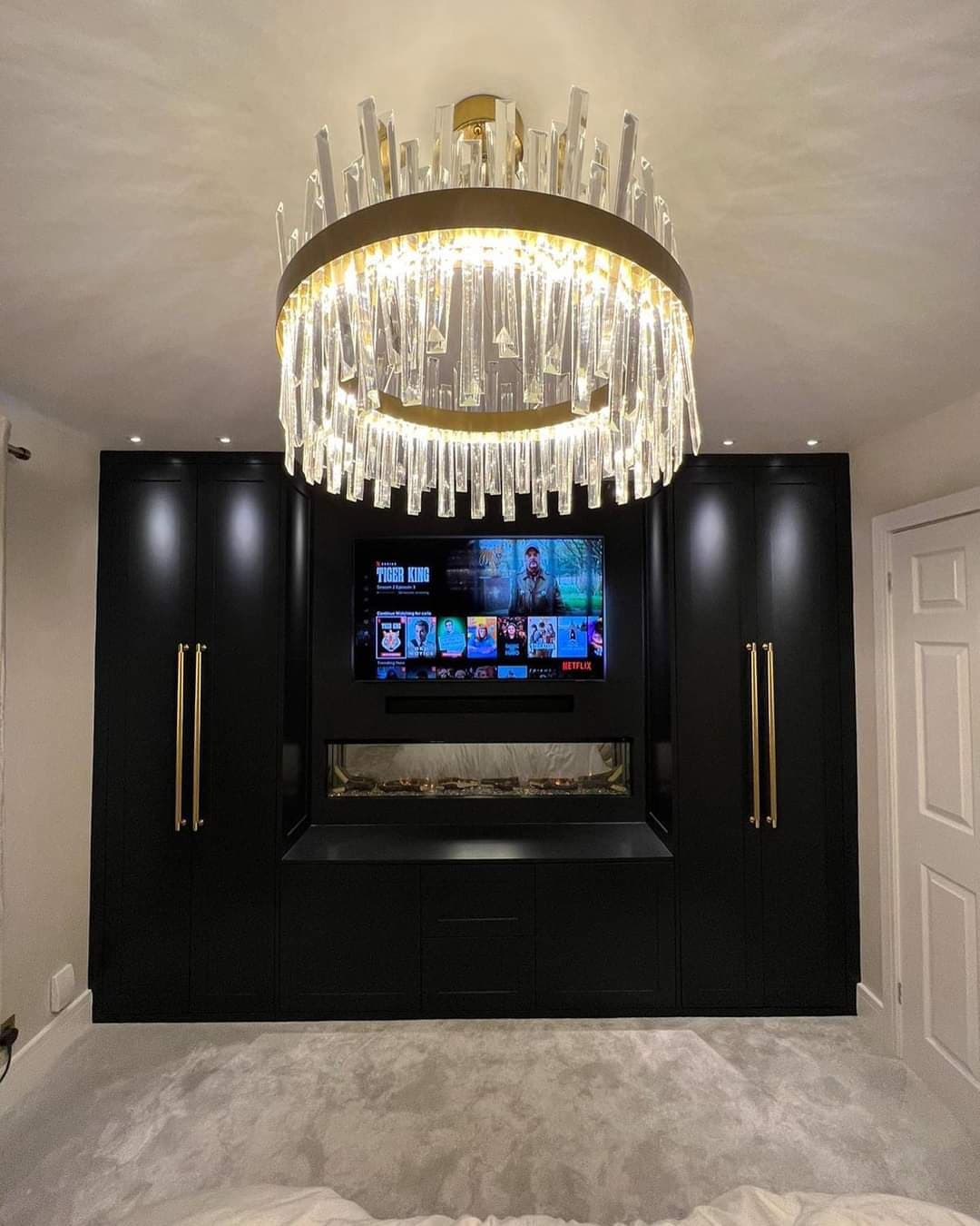 Media Wall Unit with LED — Altrincham, Cheshire