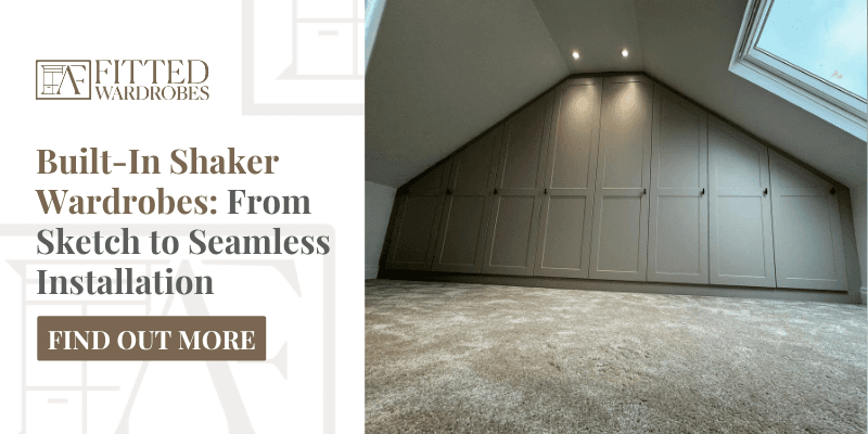 Built-In Shaker Wardrobes: From Sketch to Seamless Fitting
