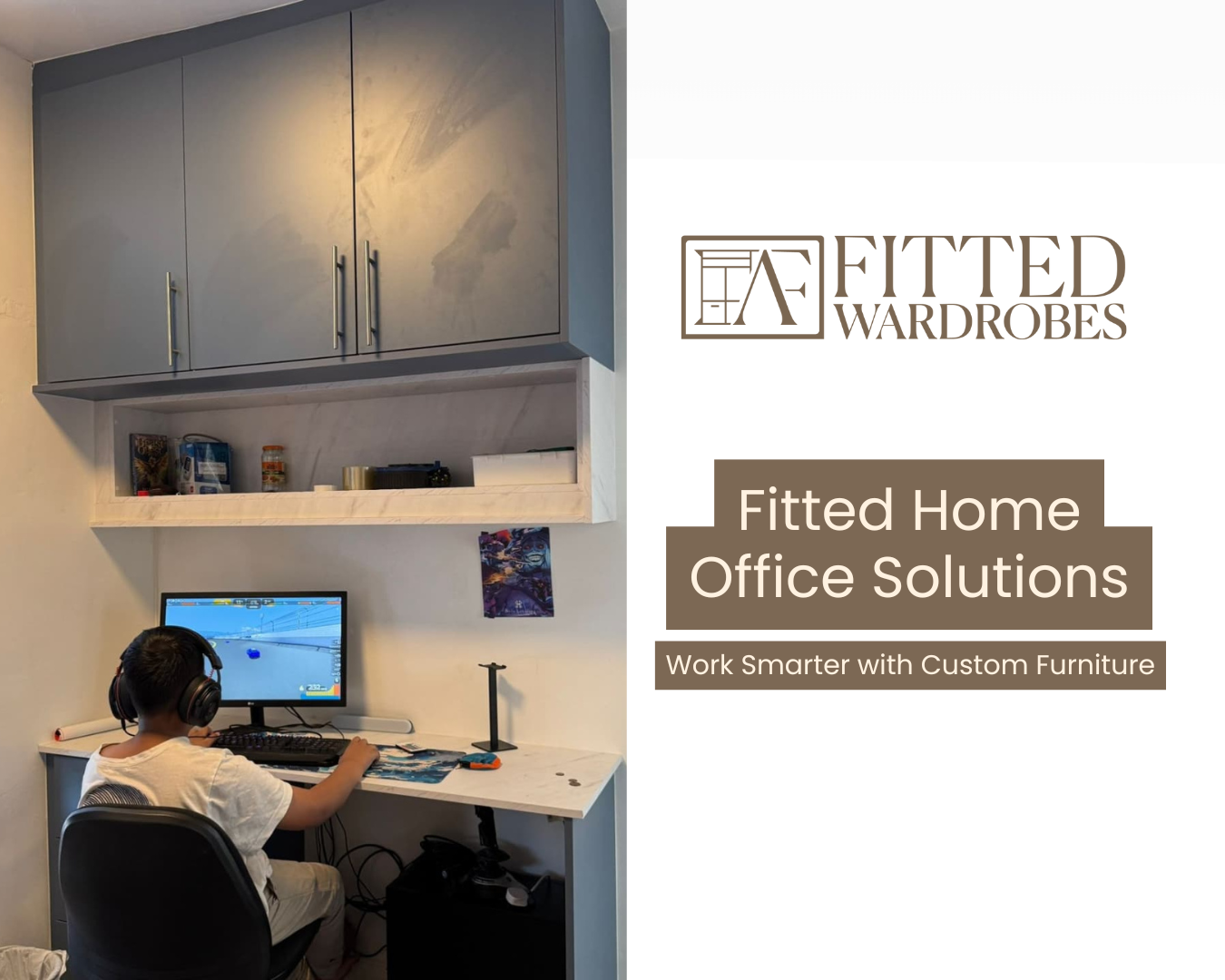 Fitted Home Office Solutions Work Smarter with Custom Furniture